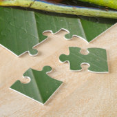 Groene kleurrijke Oerwoud kikker Legpuzzel (Zijkant)