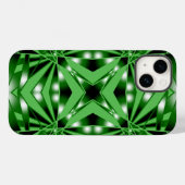 Groene kleurverloop gevulde perspectieftekening Case-Mate iPhone case (Achterkant (horizontaal))