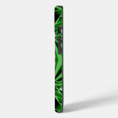 Groene kleurverloop gevulde perspectieftekening Case-Mate iPhone case (Achterkant / Links)