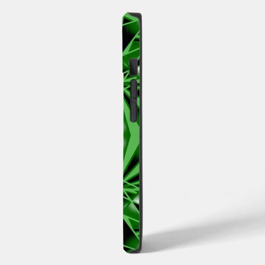 Groene kleurverloop gevulde perspectieftekening Case-Mate iPhone case (Achterkant / Links)