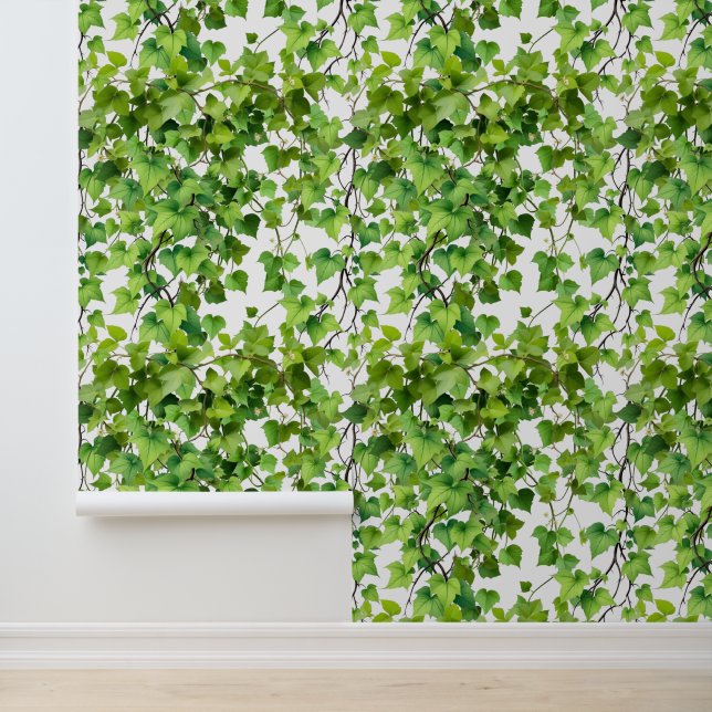 Groene Klimop  Behang (Applicatie)