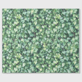 Groene klimop  cadeaupapier (Vlak)