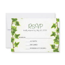 Groene Klimop - RSVP Kaart