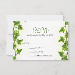 Groene Klimop - RSVP Kaart