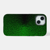 Groene Klonten iPhone 15 Case (Achterkant horizontaal)