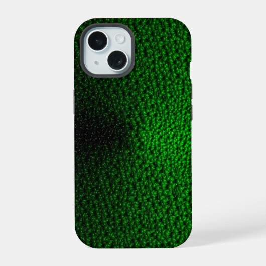 Groene Klonten iPhone 15 Case (Achterkant)
