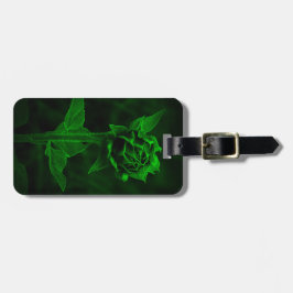 "Groene knop" Bagagelabel