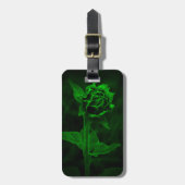"Groene knop" Bagagelabel (Voorkant verticaal)