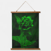 "Groene knop"  Hangend Wandkleed (Voorkant)