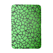 Groene kobblestone badmat (Voorkant Verticaal)