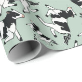 Groene Koeien Cadeaupapier (Rol Hoek)