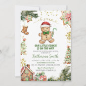 Groene koekjes peperkoek Baby shower Kaart (Voorkant)