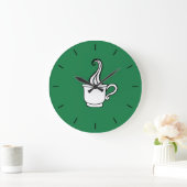 Groene Koffie Diner Wall klok (Huis)