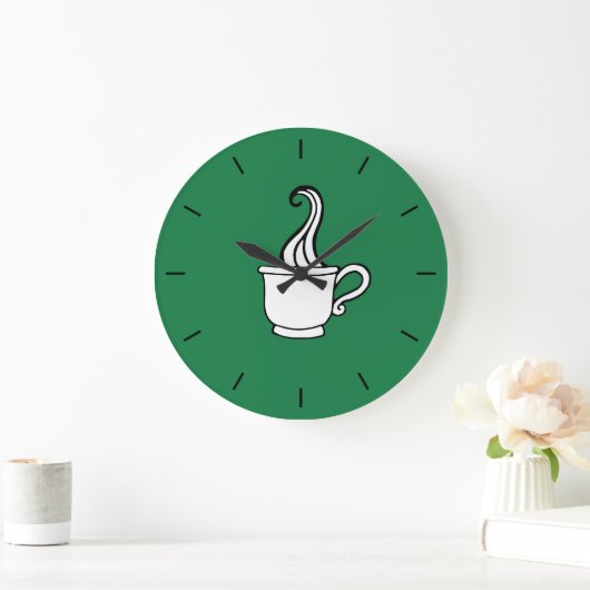 Groene Koffie Diner Wall klok (Huis)