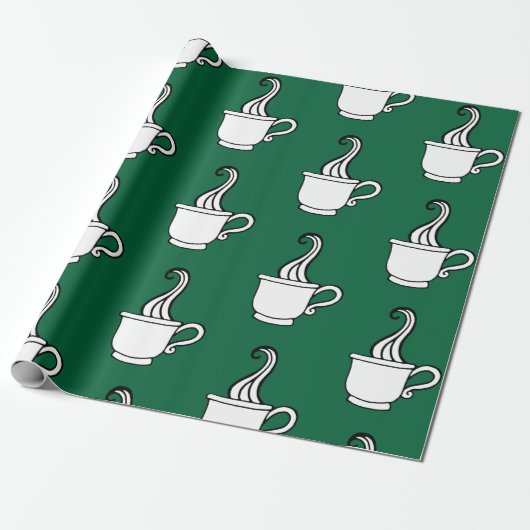 Groene koffie inpakpapier  (Uitgerold)