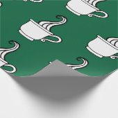 Groene koffie inpakpapier  (Hoek)