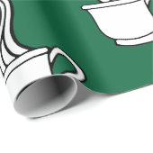Groene koffie inpakpapier  (Rol Hoek)