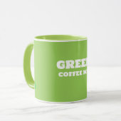 GROENE KOFFIE MOK (Voorkant links)