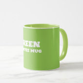 GROENE KOFFIE MOK (Voorkant rechts)
