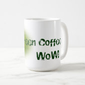 Groene koffie-Mok! Koffiemok (Voorkant rechts)