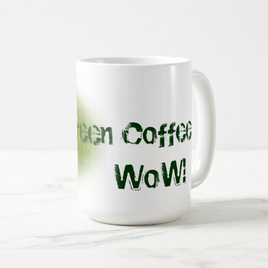Groene koffie-Mok! Koffiemok (Voorkant rechts)