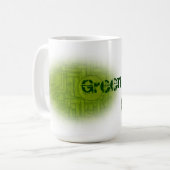 Groene koffie-Mok! Koffiemok (Voorkant links)