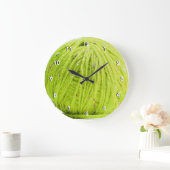 Groene kogel van garen - gebreide genummerde wandk grote klok (Huis)