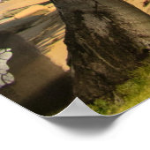 Groene kokospalm nabij groen grasveld in poster (Hoek)