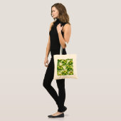 Groene Kokospalm Tropisch Patroon Tote Bag (Voorkant (model))