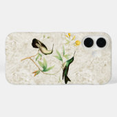  groene kolibrie gele bloemen Case-Mate iPhone case (Achterkant (horizontaal))