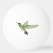  groene kolibrie pingpongbal (Achterkant)