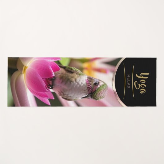 Groene kolibrie - Yoga Mat (Voorkant (horizontaal))