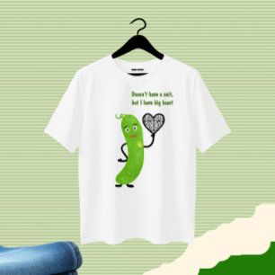 Groene komkommer t-shirt