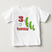 Groene komkommers baby T-shirt (Voorkant)