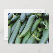 Groene komkommers briefkaart (Voorkant / Achterkant)