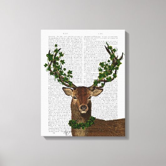 Groene koning 2 canvas afdruk (Voorkant)