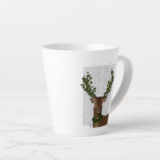 Groene koning latte mok (Rechterhoek)