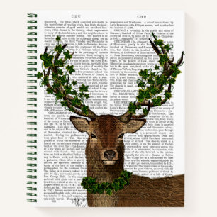 Groene koning notitieboek