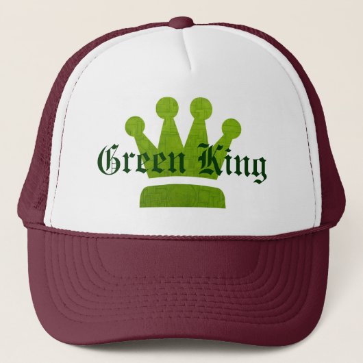 Groene Koning Pet! Trucker Pet (Voorkant)