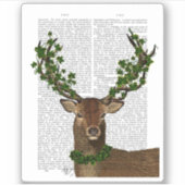 Groene koning sticker (Voorkant)