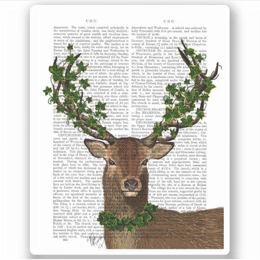 Groene koning sticker (Voorkant)