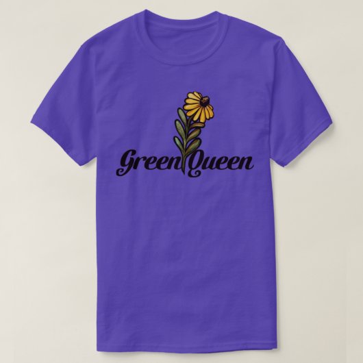 Groene koningin t-shirt (Design voorkant)