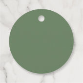 Groene Kookplaat Kerst Borrelende Potpourri Bedankjes Labels (Achterkant)