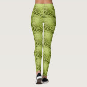 Groene kool fractal leggings (Achterkant)