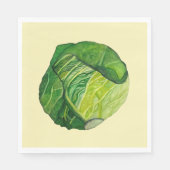 Groene Kool Gele Servet (Voorkant)