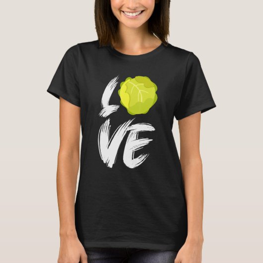 Groene Kool Zuurkool Moestuinier T-shirt (Voorkant)