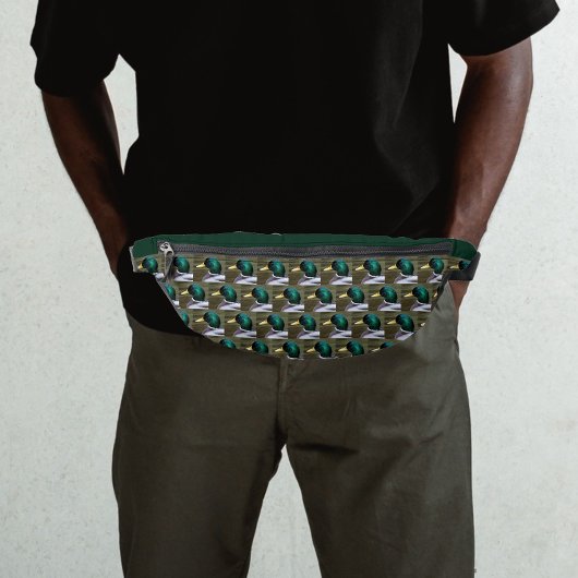 Groene kop Mallard Duck Patroon Heuptasje