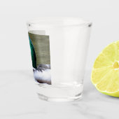 Groene kop Mallard Duck Shot Glas (Rechts)