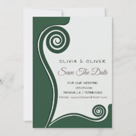 Groene Koru - Nieuw Begin - Save Our Date