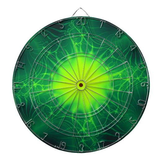Groene Kosmische Dart Board Dartbord (Voorkant)